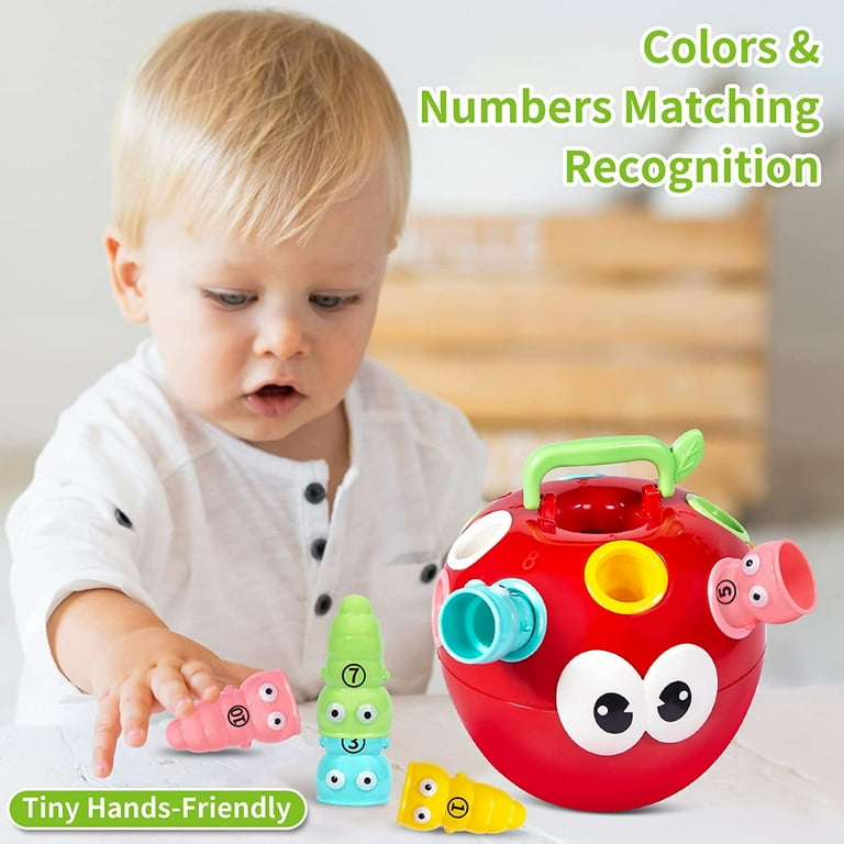 Capture Worm Magnetic Wooden Toy, Wooden Toy, Educational Toy, Child for  Preschool Birthday Party for Educational Girl (Apple Crawler): Buy Online  at Best Price in UAE 