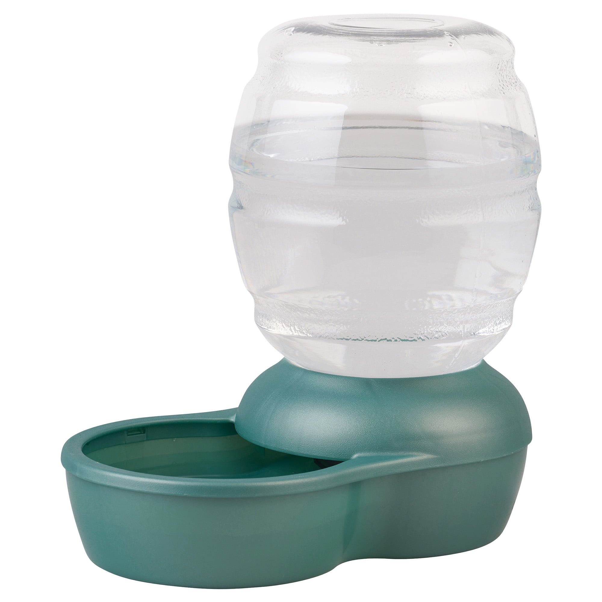 Petmate Replendish Gravity Pet Waterer with Microban for Cats and Dogs Green 1 Gallon Walmart