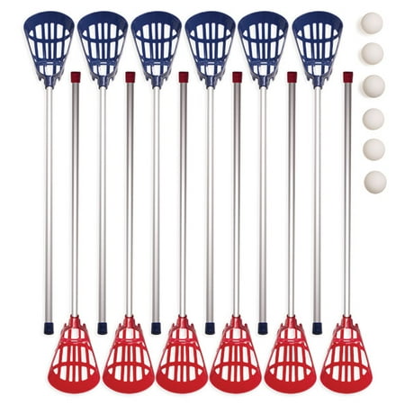 Champion Sports Soft Lacrosse Set (includes 12 Sticks & 6