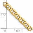 thumbnail image 5 of 14K Yellow Gold Jbsp's 3.75mm Concave Anchor Chain (22 X 3.75) Made In South Africa 1315-22, 5 of 5