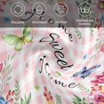 thumbnail image 6 of Spring Wildflowers Cloth Napkins, Watercolor Floral Butterflies Pink Plaid Washable and Reusable Dinner Napkins Set of 4, Table Napkin for Kitchen Party Birthday Wedding Hotel Housewarming 20"x20", 6 of 9
