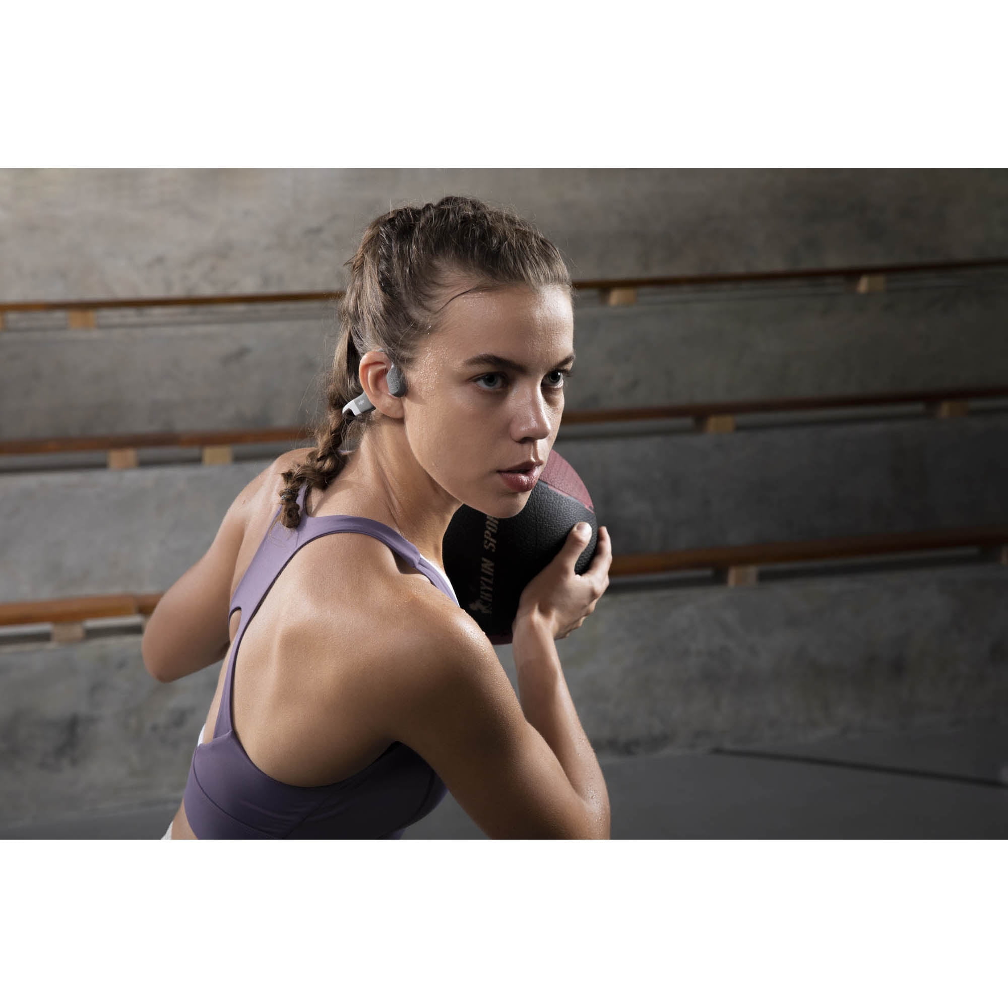 Shokz - OpenRun, CASQUE DE SPORT A CONDUCTION OSSEUSE, greis