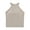 Beige, variant on Toonshare White Camisole Tops Women Summer Saving Sensual Women's Sexy Round Neck With Chest Pad And Solid Color Bottom Top