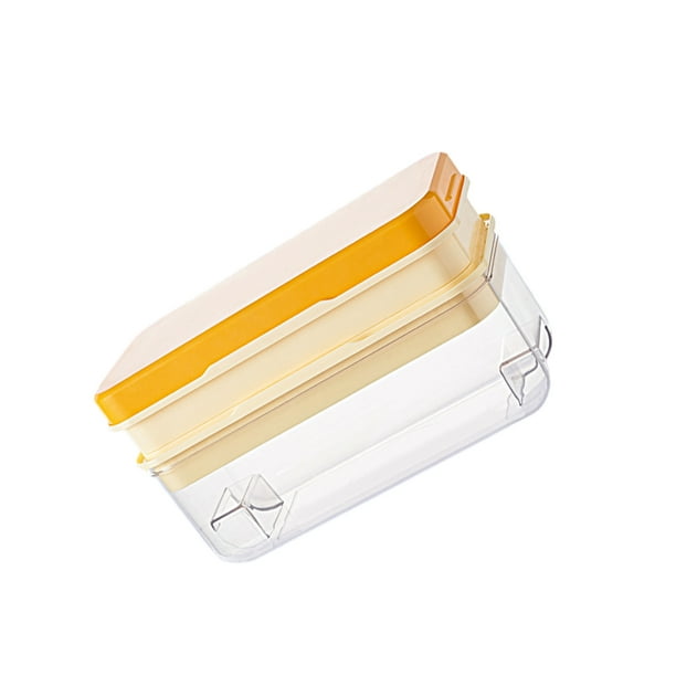 Molde para cubitos de hielo Bewildely de PP 32 rejillas color Amarillo 2 capas