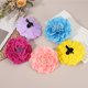 thumbnail image 4 of Uxcell 3 Pcs Peony Flowers Hair Clip, 4.7 Inch Artificial Fabric Head Flower for Women Hair Pins Corsage DIY Crafts Clothing Wedding Birthday Party, Light Blue, 4 of 7