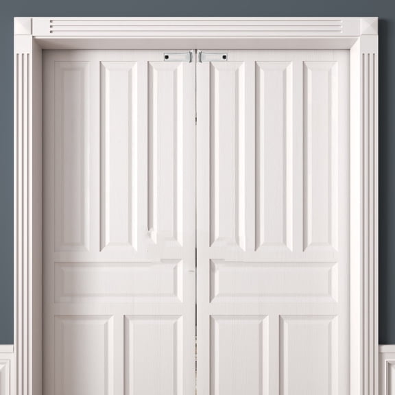 Baluue 2 Pairs Bifold Door Hardware Kit, Plastic Bifold Door Hardware Accessories