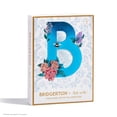 thumbnail image 3 of Funda de almohada Kitsch x Bridgerton Satin Toile De Blue, tamaño king, 3 of 9