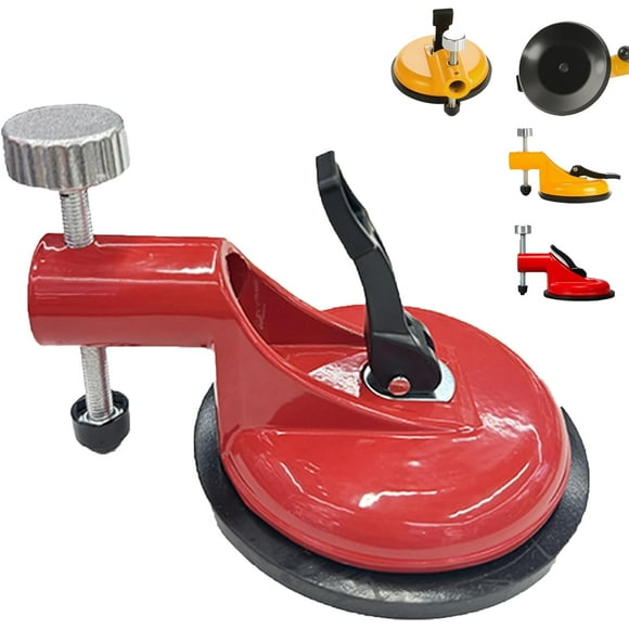 Adjustable Height Setter - Professional Countertop Levelling Tool, Granite Marble Countertop Seam Levelling Tool, Heavy-Duty Suction Cup Tile Leveler with Vacuum Lifting Clamps Rubber