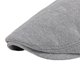 thumbnail image 5 of Sombrero de para hombre, gorra plana, informal, clásico británico, sombrero en espiga, sombrero de vendedor de periódicos, sombrero de taxista Gris claro, 5 of 7