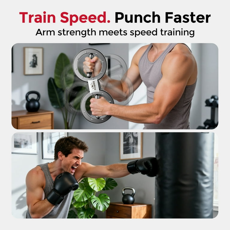 FLYBIRD Burn Machine Arm Exercise Equipment with 12LB Adjustable