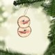 thumbnail image 4 of Adorno De Muñeco De Nieve De Madera Con Nariz Larga Para Árbol De Navidad, Decoración Única Con Temática Festiva De Invierno., 4 of 5