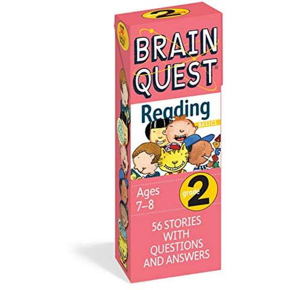 Pre-Owned Brain Quest Grade 2 Reading Basics: 56 Stories With Questions & Answers, Ages 7-8 Paperback