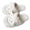 White, variant on Qingpeng Ladies Closed Toe Open Back Plush Slippers Soft Cozy House Shoes Comfortable Indoor Footwear with Playful Sheep Design for Home