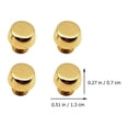 thumbnail image 2 of Miangastore Rivets de Sac en Zinealloy Doré pour Décoration 30 Pcs Faciles à Utiliser, 2 of 8