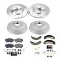 thumbnail image 3 of PowerStop Front and Rear Z23 Evolution Sport Brake Pad Rotor Drum and Shoe Kit Fits: CHRYSLER Select Models K15233DK, 3 of 10