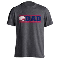University of South Alabama Jaguars Dad Proud Parent Short Sleeve T-Shirt