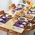 thumbnail image 5 of Happy Halloween Evil Pumpkin Gnomes Short Table Mats Set of 4 Farmhouse Spooky Halloween Table Mat Washable Anti-Skid Outdoor Indoor Table Mats for Wedding Restaurant & Camping, 5 of 7
