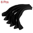 thumbnail image 6 of 6 PCS 2.5 x 20.5cm Black Cargo Belt Soft Loop Tie Down Strap Belt for Motorcycle, 6 of 6