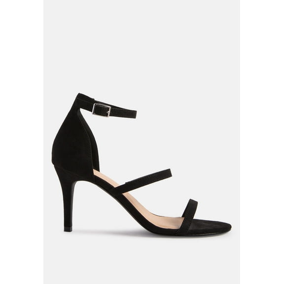 Kazaki Mid Heel Ankle Strap Sandals