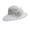 Grey, variant on Riforla Womens Lace Mesh Flower Large Brim Hat Childrens Summer Beach Sun Hat Fishermans Hat Bucket Hats Black