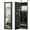 Black, variant on Costway Wall Door Mounted Mirrored Jewelry Cabinet Storage Organizer-Black