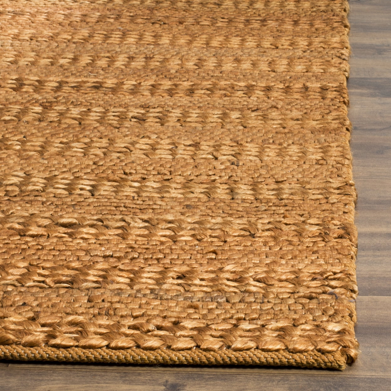 SAFAVIEH Natural Fiber Henrika Braided Runner Rug, Gold, 2'3" x 6'