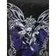 thumbnail image 4 of Tamaño de la mariposa de la mariposa la impresión del cráneo del hombro frío camiseta cinchada Rosegal  Mangas largas de talla grande, 4 of 5