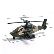 Simulation Military Armed Tank Helicopter Armored Vehicle Ambulance Truck Pull Back Car Children's Toy Model Alloy Metal+plastic