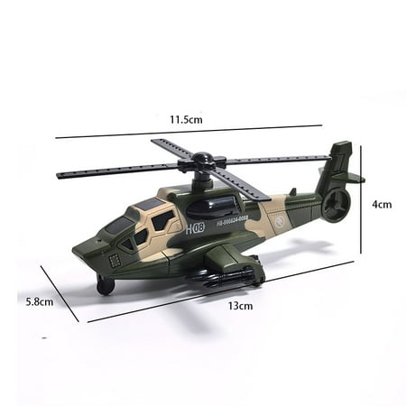 Simulation Military Armed Tank Helicopter Armored Vehicle Ambulance Truck Pull Back Car Children's Toy Model Alloy Metal+plastic