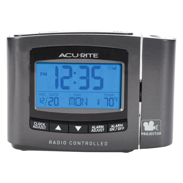 Atomic Projection Clock With Indoor, Best Atomic Clock With Outdoor Temperature
