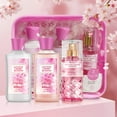 thumbnail image 4 of BBlove Bath and Body Care Gift Set,Japanese Cherry Blossom Scents,Bath&Body 3 Set,with Body Lotion,Mist and Shower Gel, 4 of 8