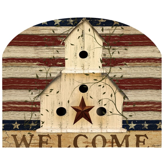 Briarwood Lane Everyday Art Sign 8.25x10.25 Americana Welcome Art Sign