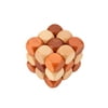 Little star Excellent IQ Brain Teaser 3D Wooden Interlocking Burr Puzzles Game Toy For Adults And Kids