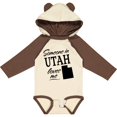 thumbnail image 3 of Inktastic Someone in Utah Loves Me Boys or Girls Long Sleeve Baby Bodysuit, 3 of 5