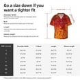 thumbnail image 7 of Sigee Autumn Leaf Print Men's Shirts Casual Button Down Short Sleeve Summer Beach Shirt Hawaiian Vacation Shirts Tee Shirt-X-Large, 7 of 7