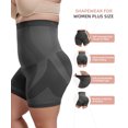 thumbnail image 4 of Vaslanda Plus Size Shapewear High Waisted Body Shaper Shorts for Women Tummy Control Thigh Slimming, 4 of 6