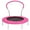 Pink, variant on LIZEVINC 36 Inch Mini Trampoline, Indoor Trampoline with Handle, Small Rebounder Trampoline for Indoor and Outdoor Use, Blue
