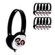 thumbnail image 1 of Paquete de 100 Auriculares Face- Primo Panda, Conector de 3,5 Mm, Hechos de Plástico ABS, con Dura-Cord Resistente a Masticar y Torceduras, 1 of 5