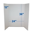 thumbnail image 4 of Foam Project Boards Flipside Products, 36 x 48 cm, color blanco, paquete de 3, 4 of 6