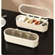 thumbnail image 1 of ¡Liquidación! Estuche para condimentos de cocina con estante dividido | Contenedores extraíbles con cucharas | Organizador de condimentos para azúcar y pimienta. Incluye 1 estuche y 4 cucharas., 1 of 8