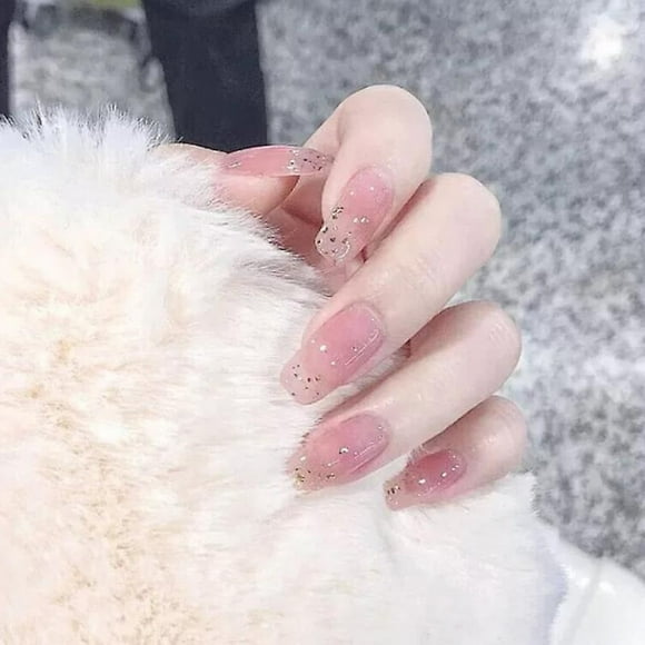 Set de uñas postizas Huoguo Sweet Style de Press On Nails, 24 unidades