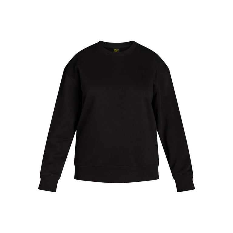 Athletic Works Women s Fleece Crewneck Sweatshirt Sizes XS XXXL Walmart