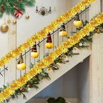 Christmas LED Rattan String Lights, Decorative Light Up for Door Window Arrangement, Staircase Handrail, Christmas Tree Decorations, Indoor Outdoor Holiday Decor