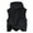 Black, variant on Unisex Hooded Tank Tops for Boys and Girls, Sleeveless Summer Shirts, Versatile Undershirts with Adjustable Hood