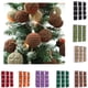 thumbnail image 4 of 12 bolas de plástico flocadas para árbol de Navidad de 6 cm, bolas navideñas de terciopelo de colores, decorativas, colgantes para árbol de Navidad, Año Nuevo, 4 of 5