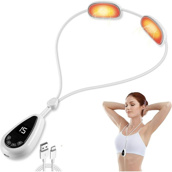 Neck Massager, Neck Massager With Heat, Neck Massager Electric Massager, 6 Massage Modes, 15 Intens
