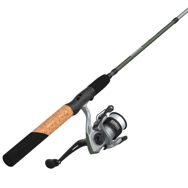 Zebco Ready Tackle Trout Spinning Combo, 6-Foot Fishing Rod, Size
