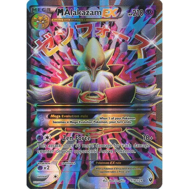 Tarjeta coleccionable Pokémon Mega-Alakazam-EX XY Fates Collide