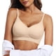 thumbnail image 1 of Sujetador inalámbrico OEAK Comfortable Push Up con soporte total, beige M, 1 of 6