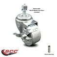 thumbnail image 2 of Semi Steel Swivel TS Caster - 3" Wheel & 1/2" Stem w/Brake, 2 of 2